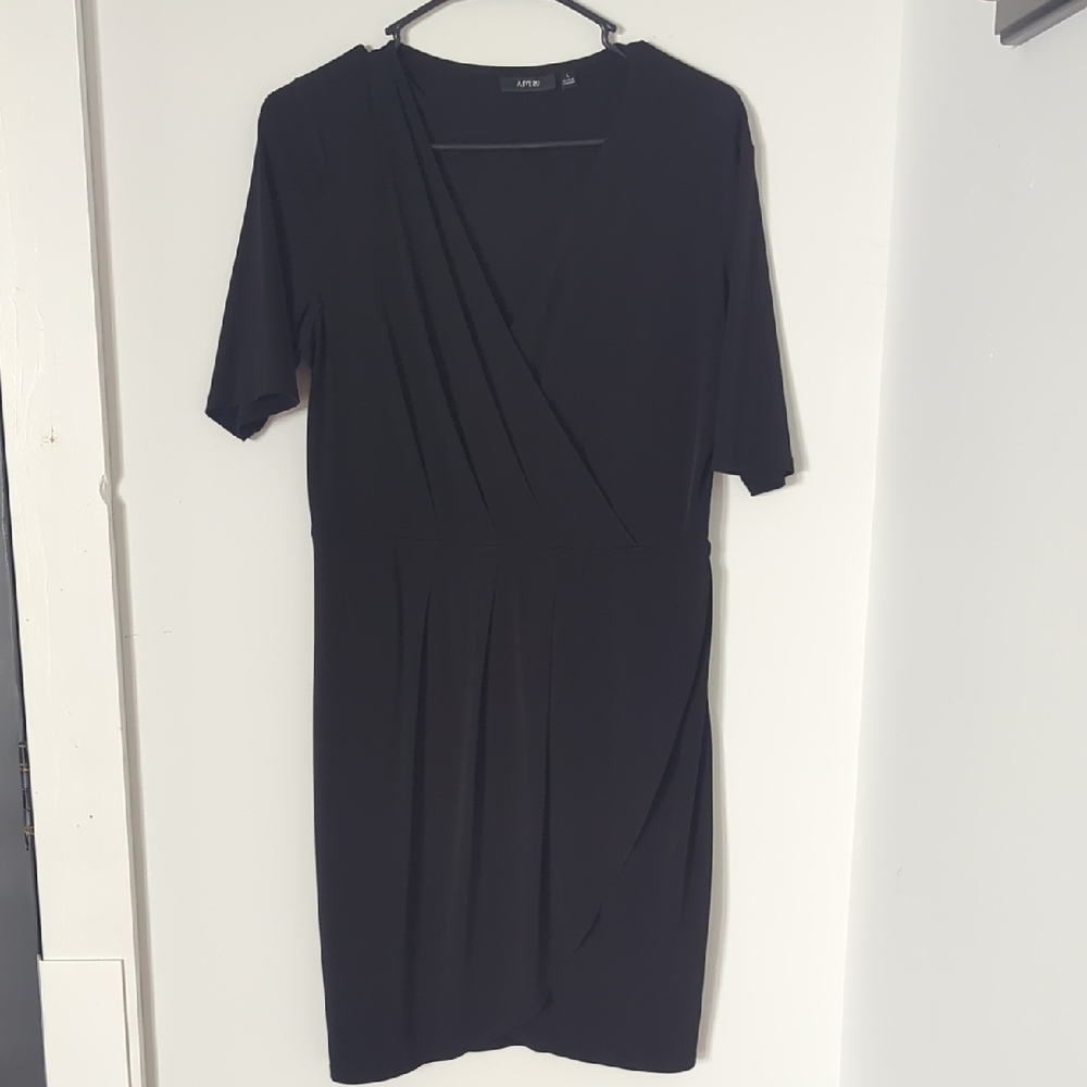 Apt. 9 Classic Black Midi Dress